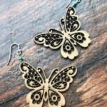 Beautiful Butterfly Earring Laser Cut Files For Women Jewelry Template - Download Free CDR and DXF File