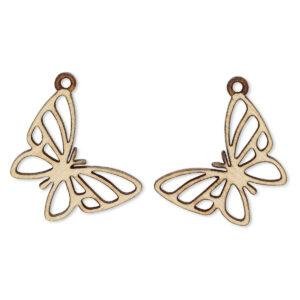 Butterfly Earrings Laser Cut Files Jewelry Template - Download Free CDR and DXF File