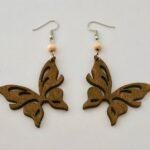 Butterfly Earrings Laser Cut Files Women Jewelry Template - Download Free CDR and DXF File