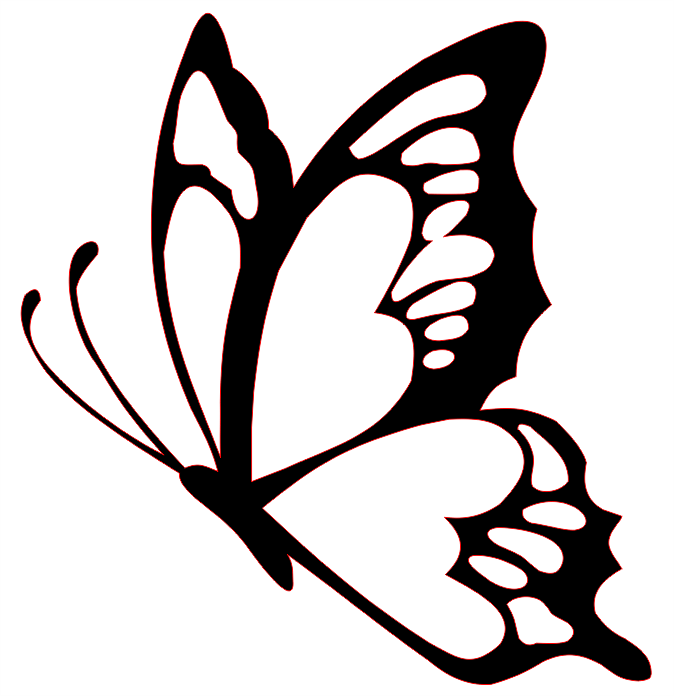 Butterfly Silhouette Illustration, Butterfly Vector - Download Free CDR ...