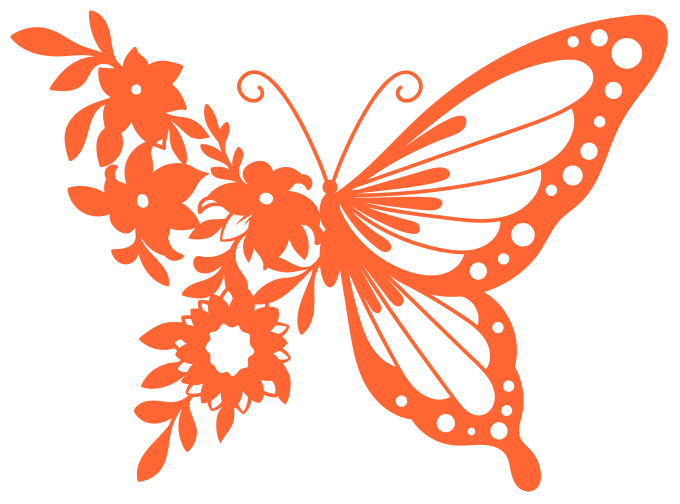 Butterfly Vector illustration - Download Free DXF And CDR Files