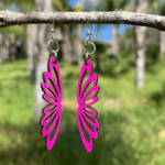 Laser Cut Butterfly Winged Blossoms Earring Jewelry Template - Download Free CDR and DXF File