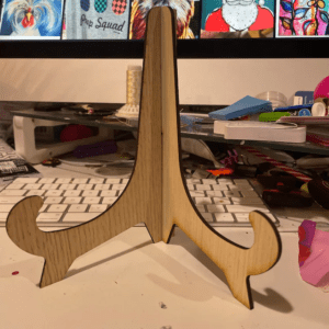 Laser Cut Photo Frame Plate Stand - Download Free Cdr, Dxf Files