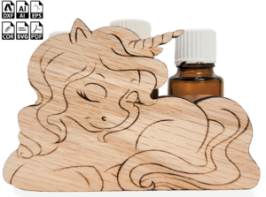 Laser Cut Unicorn Stand 3mm, 2.2mm Free Download