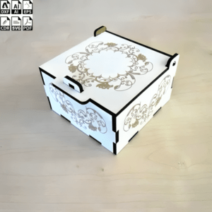 Laser Cut Wooden 3mm Jewelry Box Gift Box