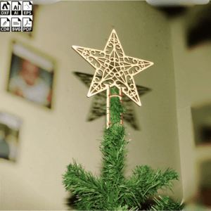 Christmas Tree Topper Tree Decor Treetop Ornament Star Home Decor