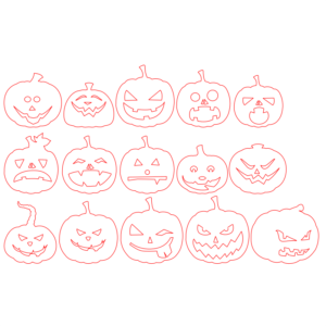 Laser Cut Halloween Pamps CutOut Vector (2)