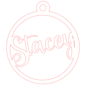 Laser Cut Personalized Christmas Customizable Name Tags Gifts Ideas Christmas Decor Ornaments (2)