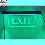 Laser Engraved Acrylic Exit Sign Name Plate